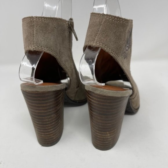 Lucky Brand Listana Peep Toe Slingback Bootie - Picture 4 of 8